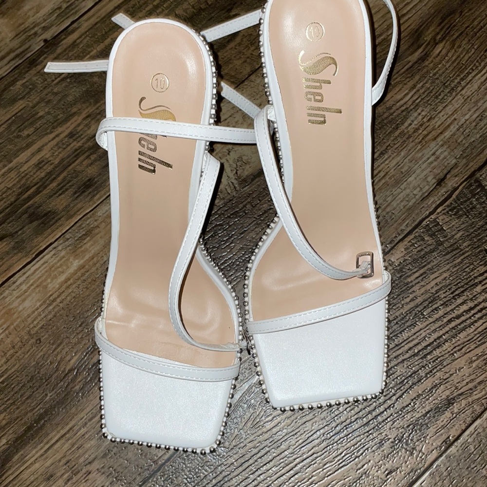 White nice heels